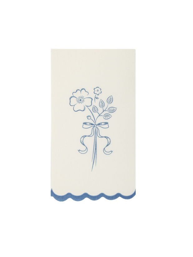 Pembroke Paper Dinner Napkin - Blue Floral