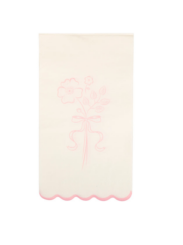 Pembroke Paper Dinner Napkin - Pink Floral