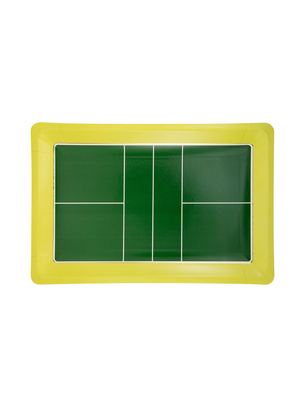 Pickleball Court Shaped Paper Plates