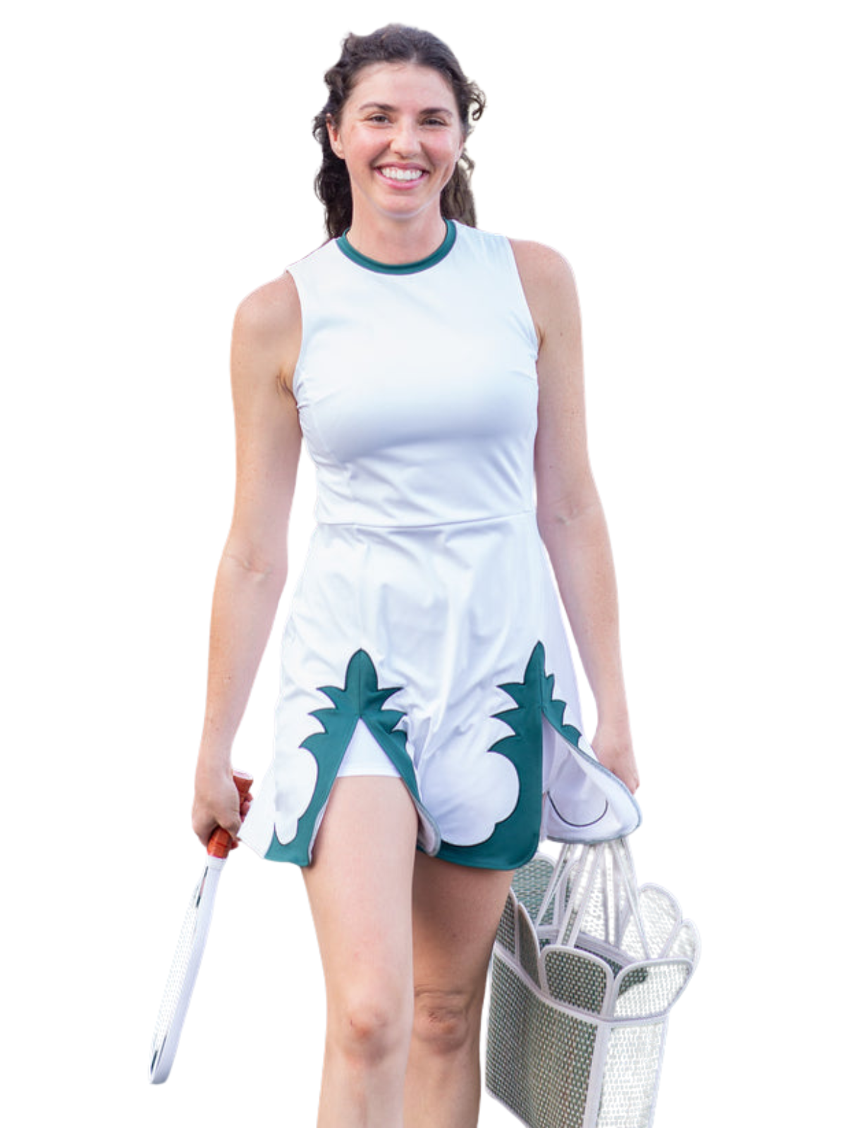 Pickleball Restort Dress w/ Shorts - Green Pickleball Restort Dress w/ Shorts - Green