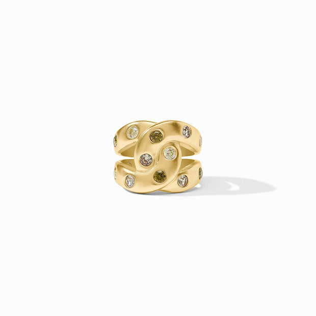 Rainbow Infinity Ring - Champagne Radiance