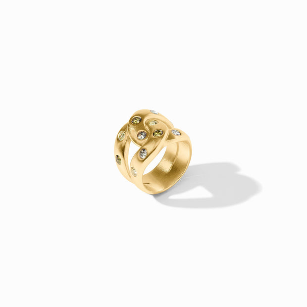 Rainbow Infinity Ring - Champagne Radiance