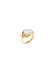 Rainbow Statement Ring - Iridescent Clear Crystal