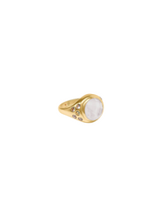 Rainbow Statement Ring - Iridescent Clear Crystal