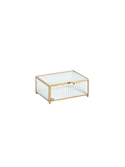Reeded Glass Box - Clear