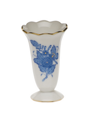 Scalloped Bud Vase - Chinese Bouquet