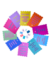 Scalloped Edge Mahjong Shuffle Card