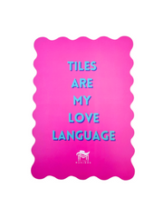 Scalloped Edge Mahjong Shuffle Card