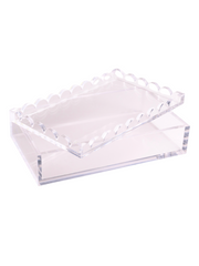 Scalloped Lid Acrylic Box