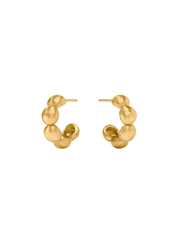Solara Nova Hoop - Gold - MED