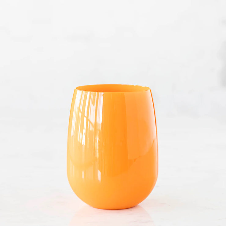 12 oz Orange Stemless Wine