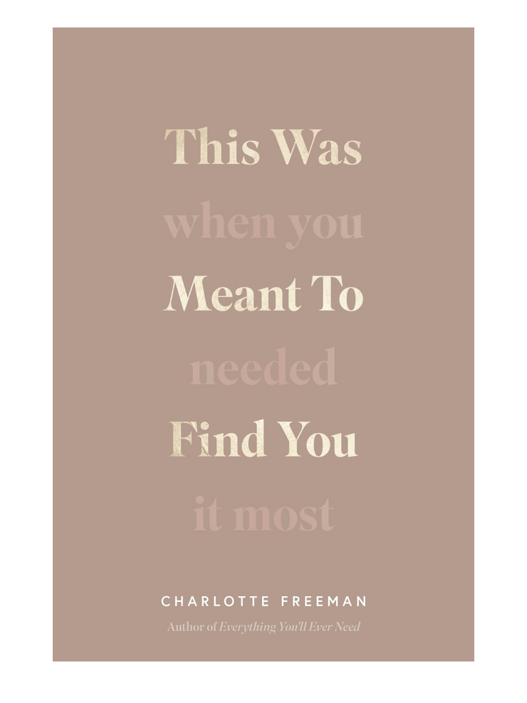 This Was Meant To Find You (When You Needed It Most) - book