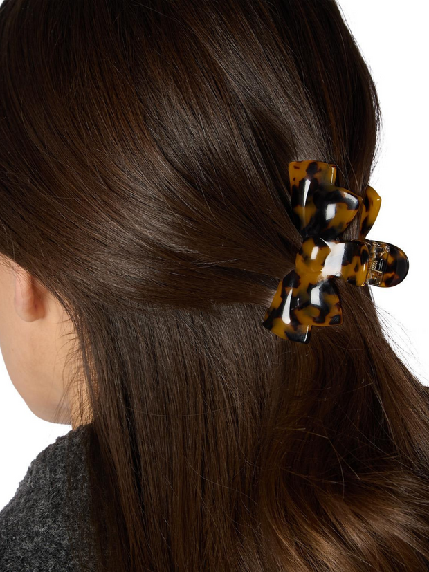 Tortoise Bow Claw Clips - Set 2