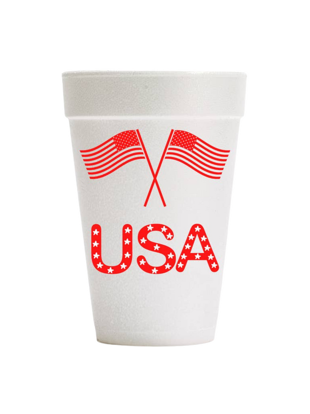 USA Flag Styros 20oz - Red