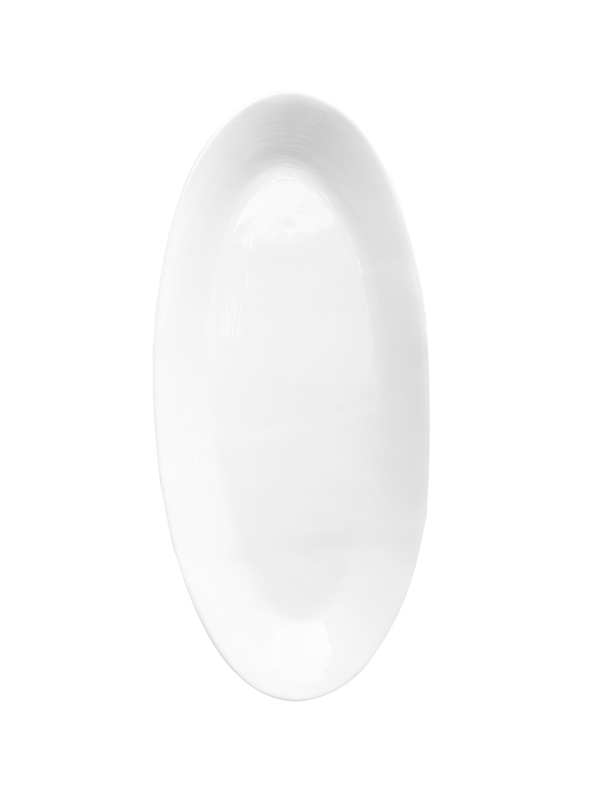 White Melamine Large Oval Dish