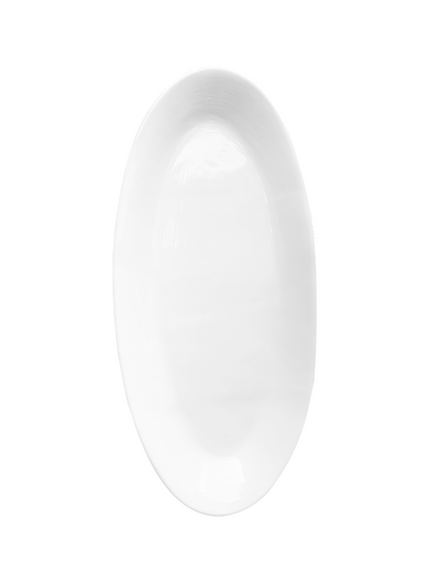 White Melamine - Large Oval Dish