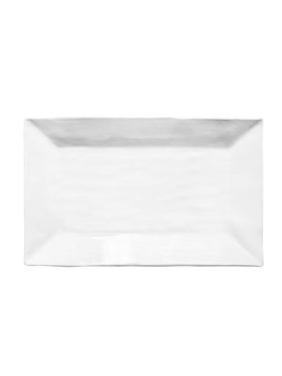 White Melamine - Large Rectangle Dish