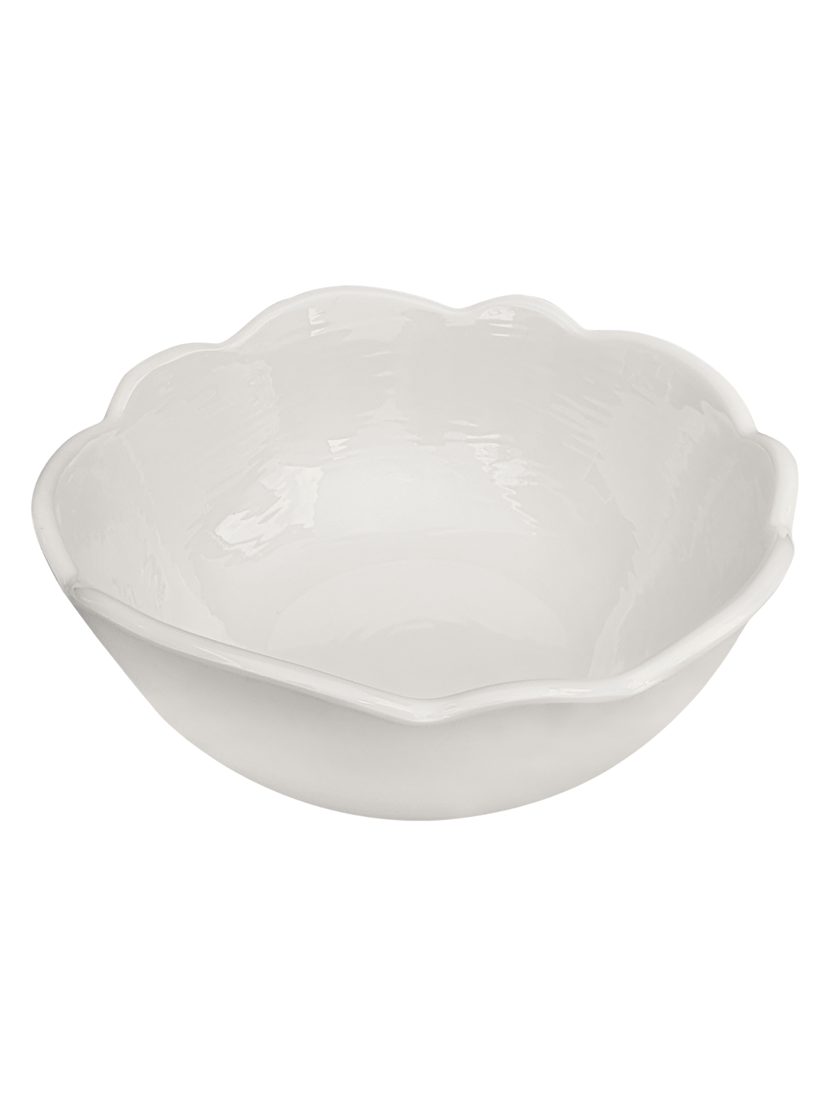 Five Gold Monkeys Scalloped Bowl