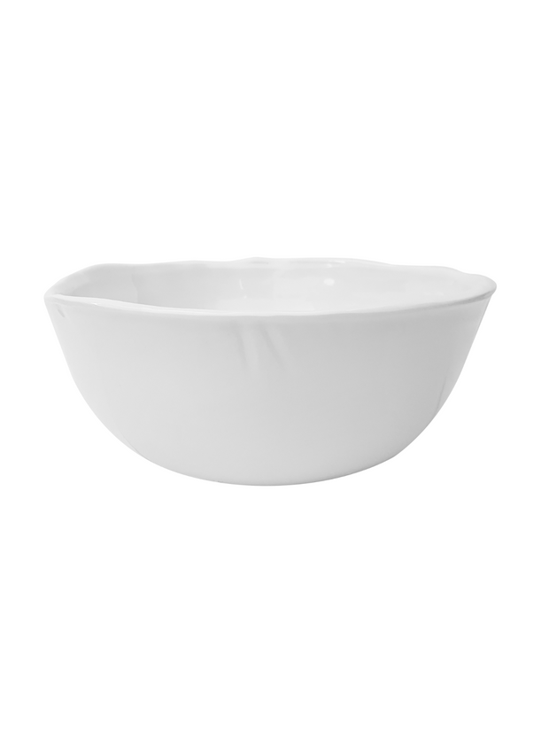 White Melamine Stacking & Serving Bowl