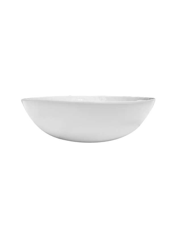 White Melamine Stacking & Serving Bowl