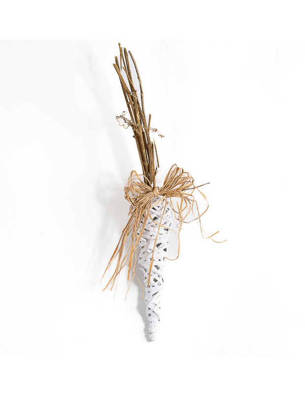 Willow Carrot - White 16"