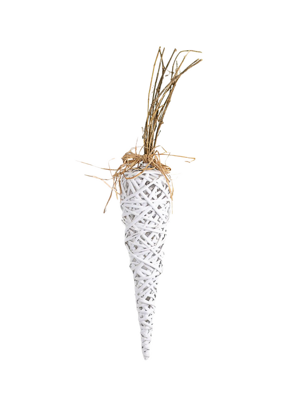 Willow Carrot - White 26"