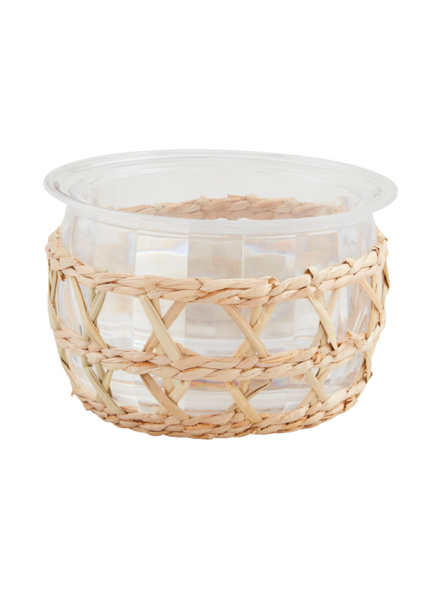 Woven Acrylic Chiller Bowl Set