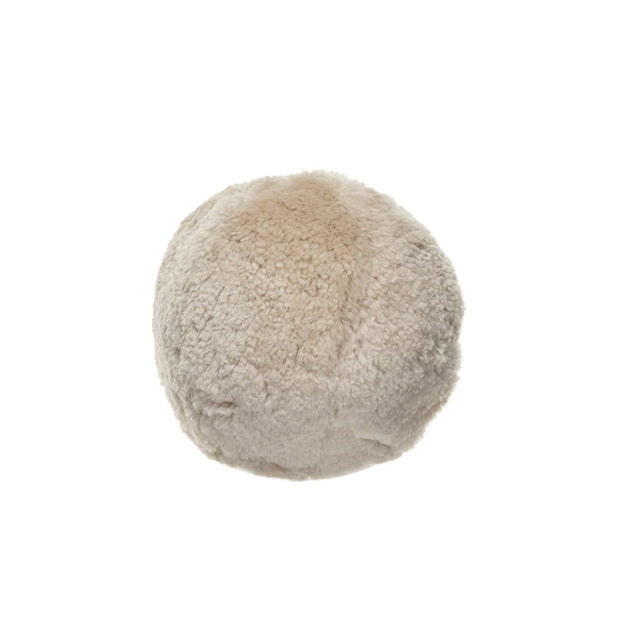 Round Sheepskin Orb Pillow (12")