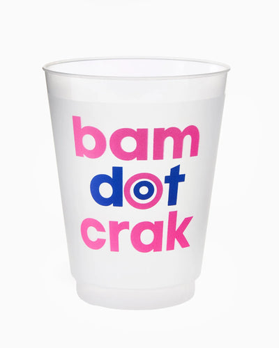 Bam Dot Crak Frosted Cups