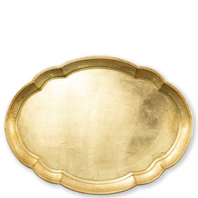 Florentine Wooden - Large Oval Tray