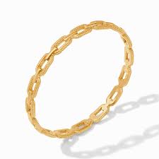 Cheval Paperclip Bangle - Gold - Sm