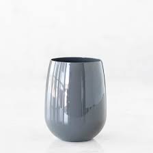 12 oz Gray Stemless Wine