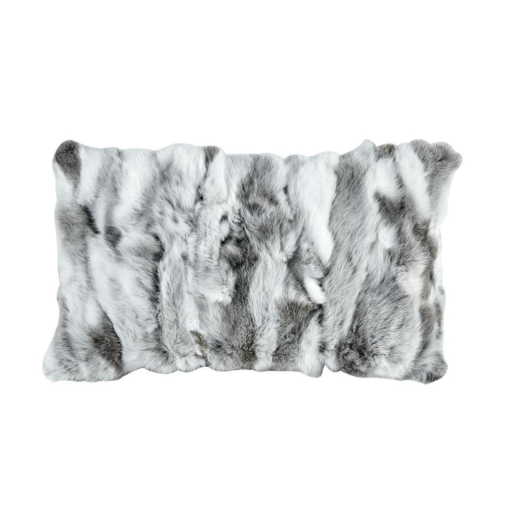 Rabbit Fur Lumbar Pillow