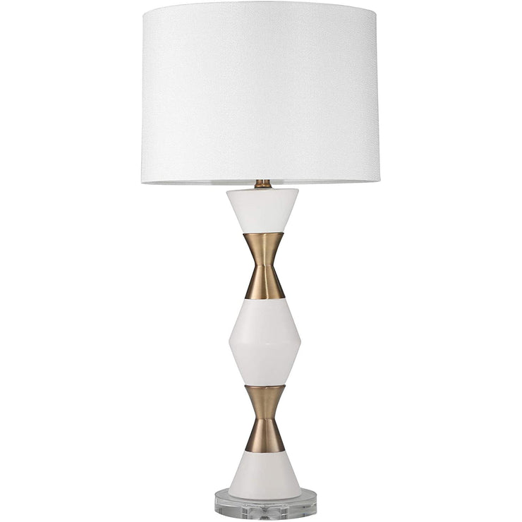 White and Gold Table Lamp