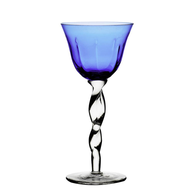 Wine Glass with Twisted Stem - Wine Is Life Store