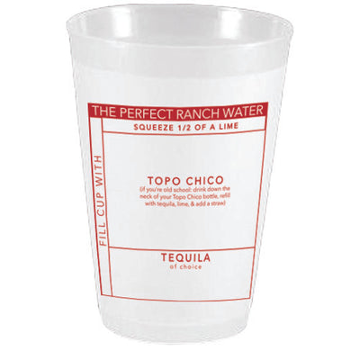 Ranch Water Plastic Cups