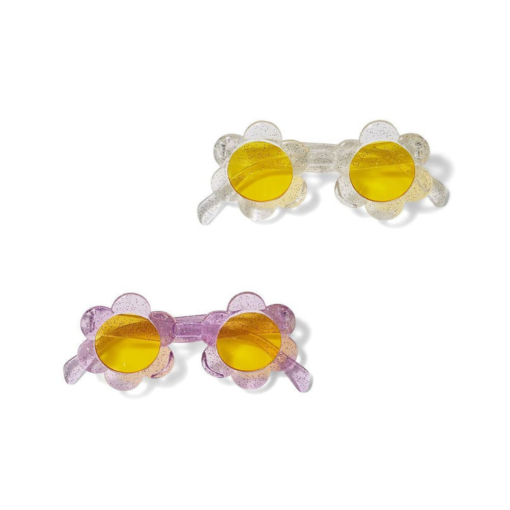 Purple Flower Girls Sunglasses