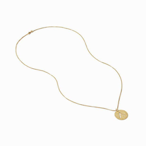 Gold Monogram Pendant