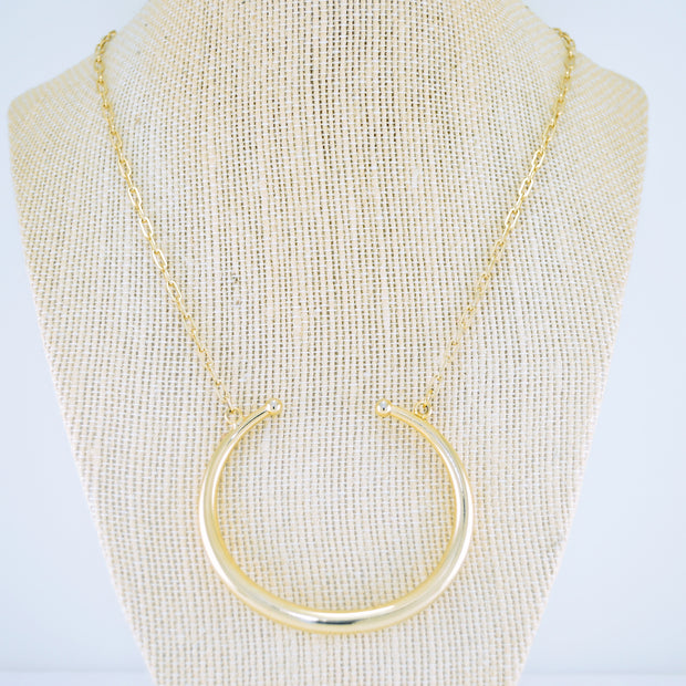 Golden Horn Necklace